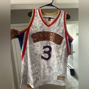 ALLEN IVERSON CHINESE OFFICIAL HOME 76ers JERSEY